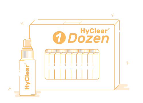 1 Dozen - HyClear Bottles